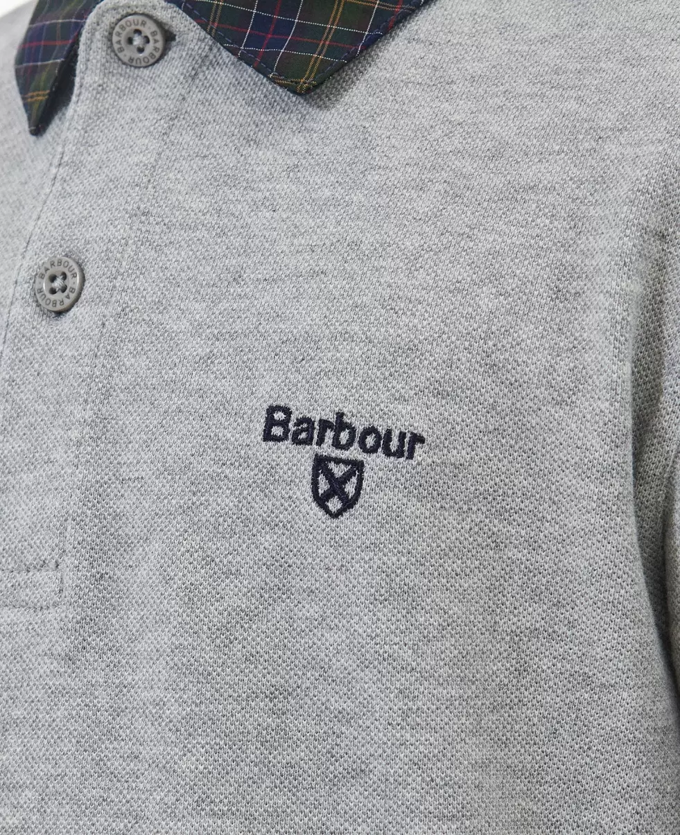 Barbour Boys' Hector Polo Shirt Purchase Kids Grey Clothing - 5