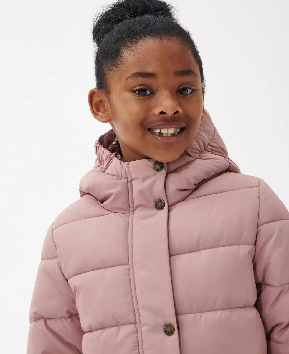 Tested Kids Pink Jackets Barbour Girls' Bracken Quilted Jacket - 4