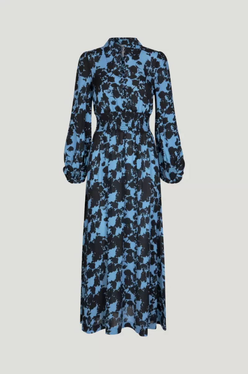 Amber Dress Women Dresses Blue Flower Jacquard Baum Und Pferdgarten - 2