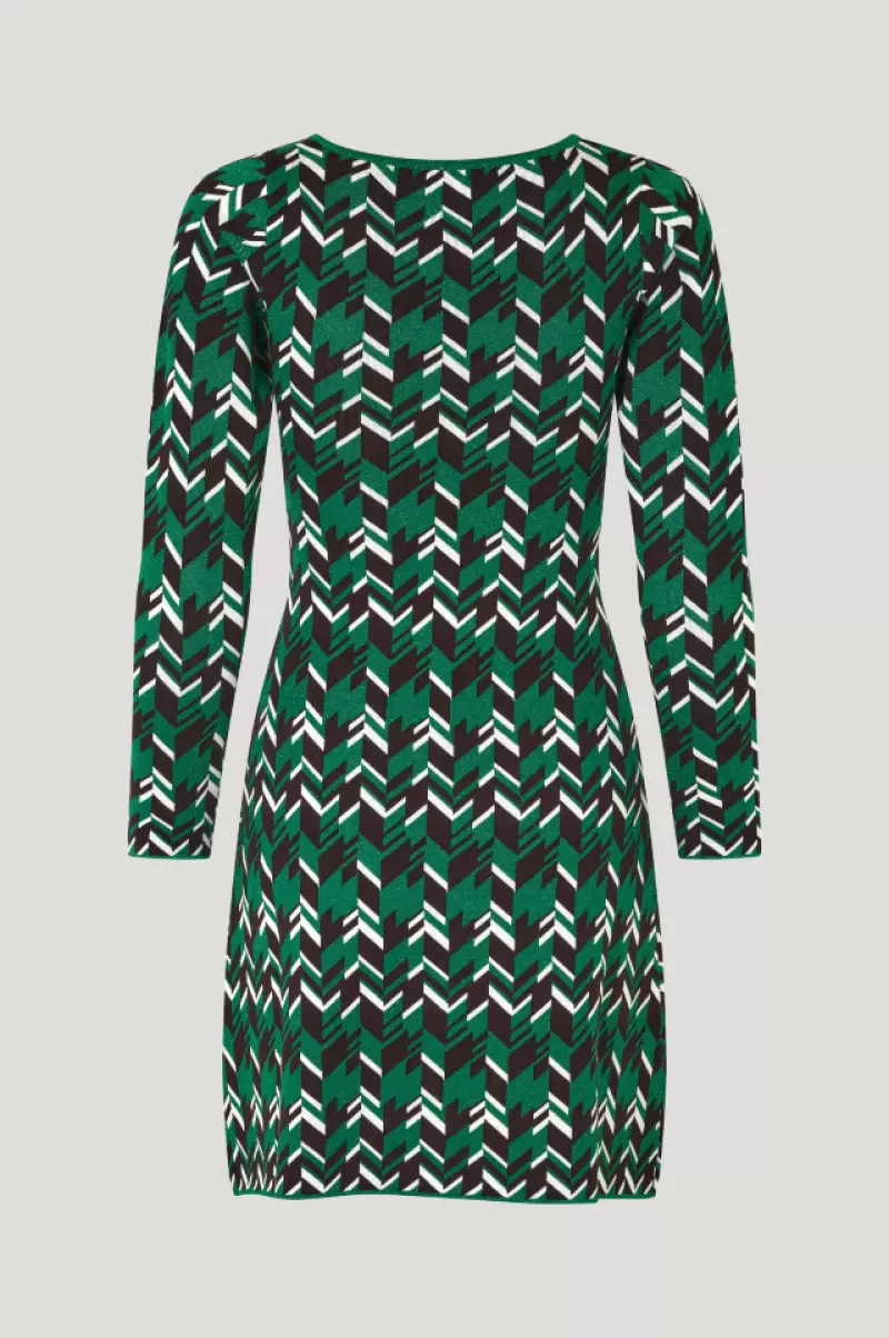 Caydence Dress Dresses Green Geometric Baum Und Pferdgarten Women - 3