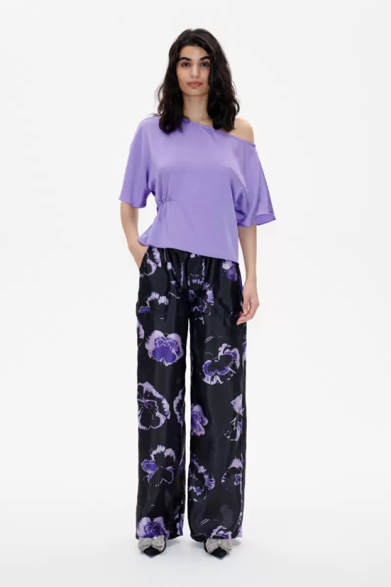 Neddie Trousers Purple Pansy Baum Und Pferdgarten Women Trousers