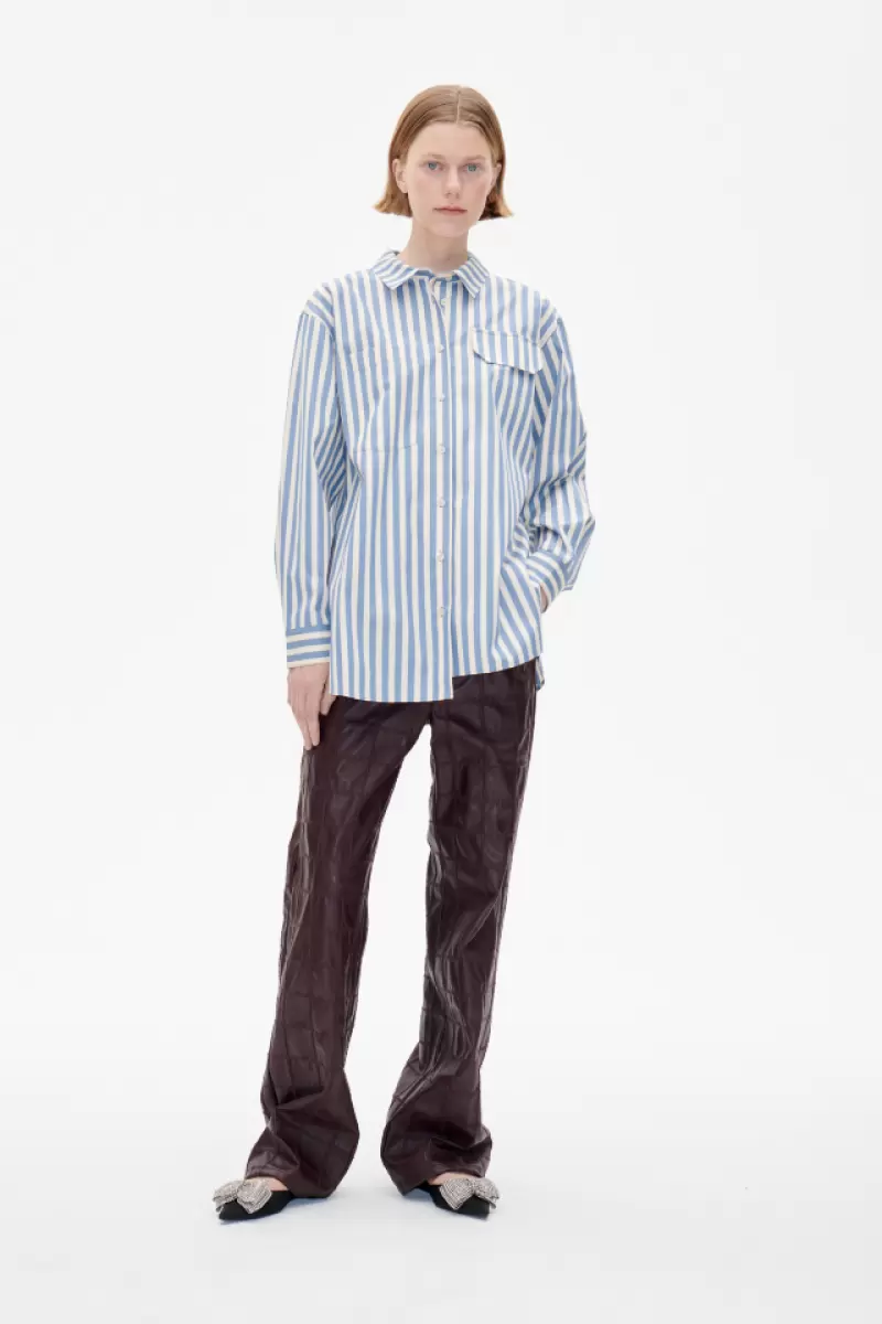 Tops & Blouses Wide Blue Stripe Women Baum Und Pferdgarten Molli Shirt