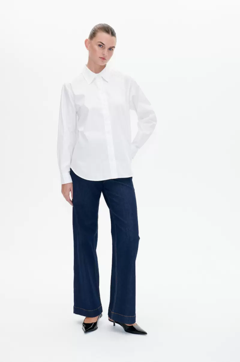 Women Tops & Blouses Baum Und Pferdgarten Maxene Shirt Bright White