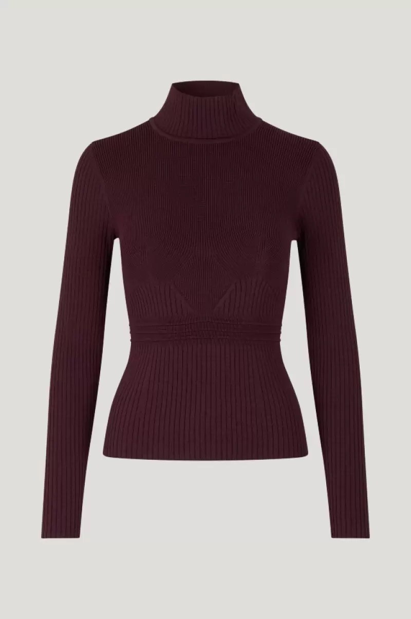 Women Darkest Burgundy Carma Sweater Knitwear Baum Und Pferdgarten - 2
