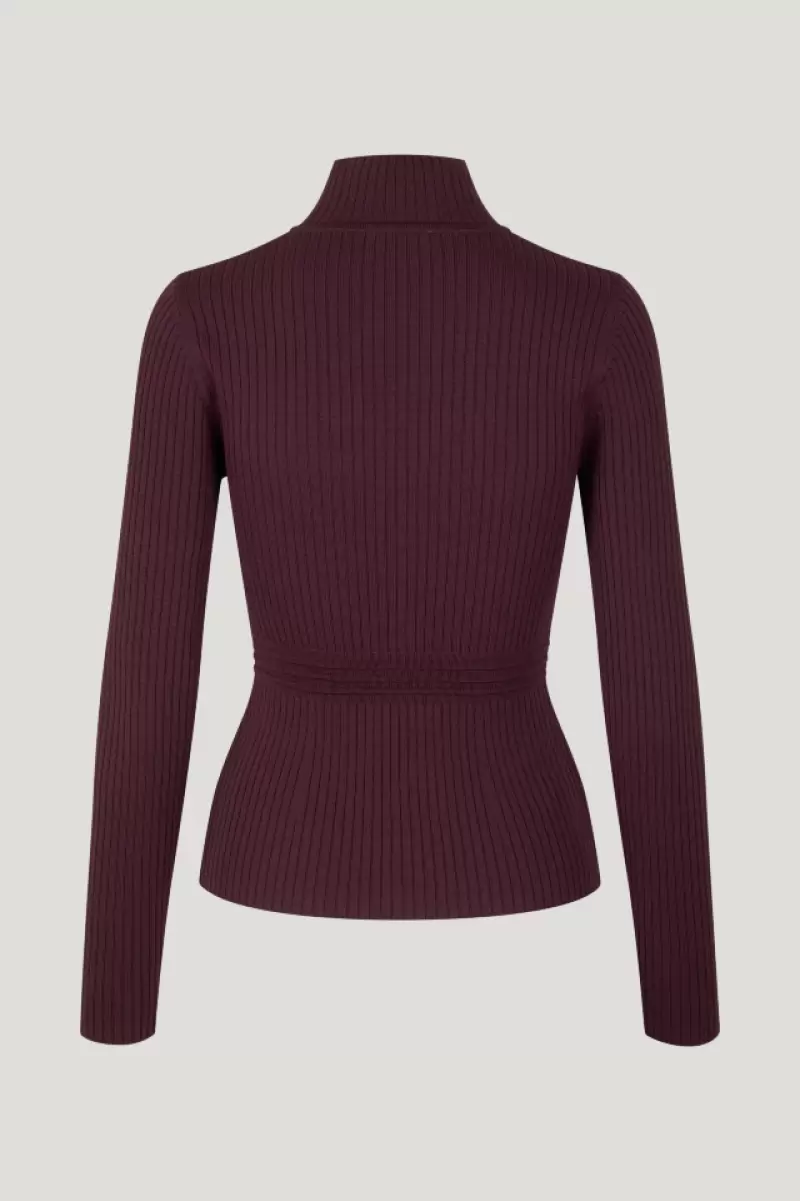 Women Darkest Burgundy Carma Sweater Knitwear Baum Und Pferdgarten - 3