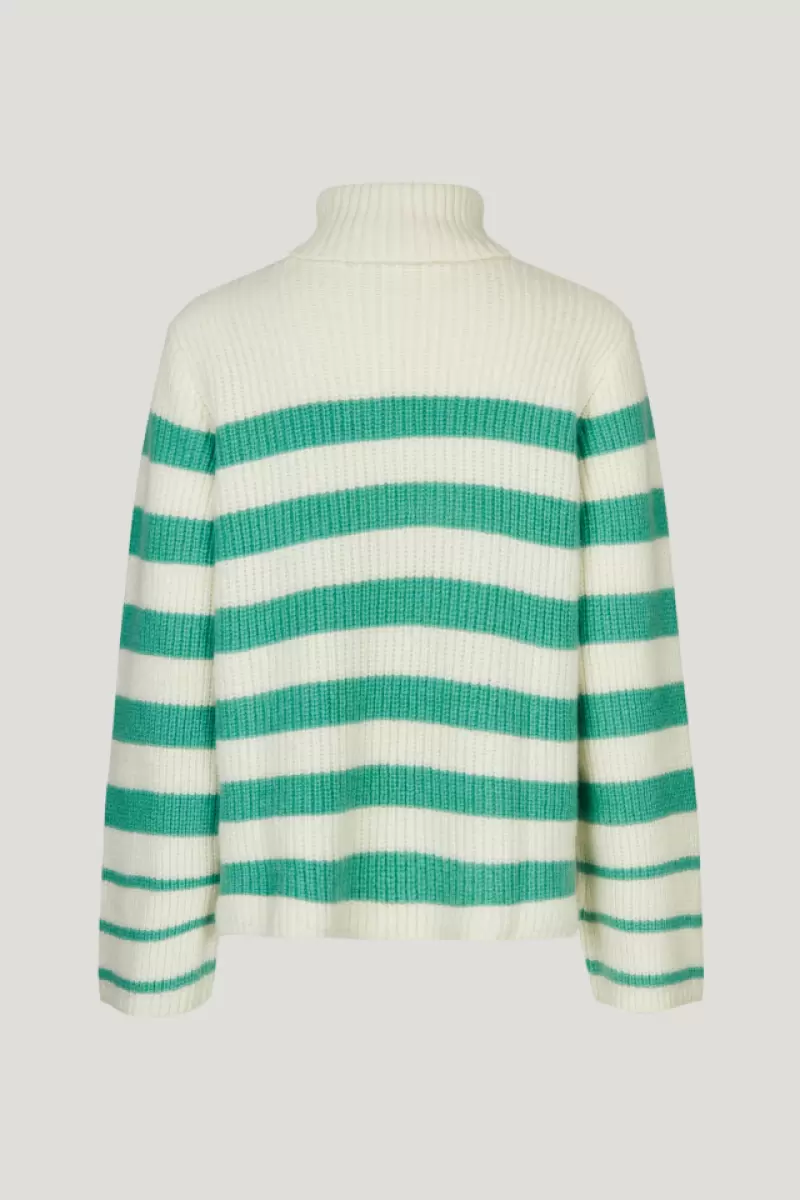 Knitwear Chikita Sweater Women Creme Green Breton Baum Und Pferdgarten - 3