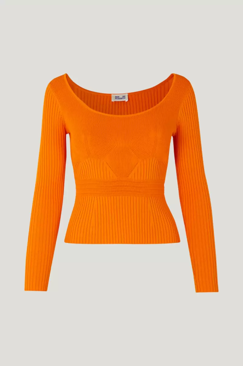 Knitwear Women Baum Und Pferdgarten Orange Pepper Cambria Sweater - 2