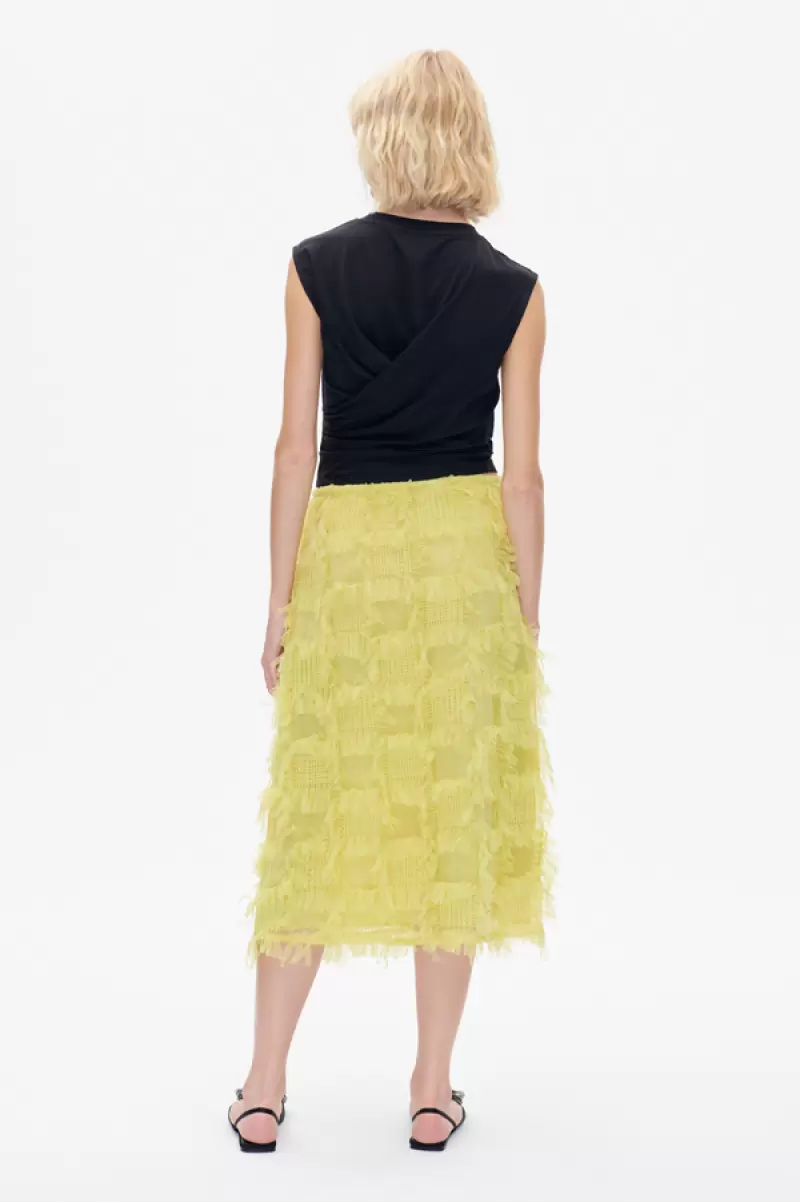 Silvana Skirt Skirts & Shorts Jaune Yellow Baum Und Pferdgarten Women - 1