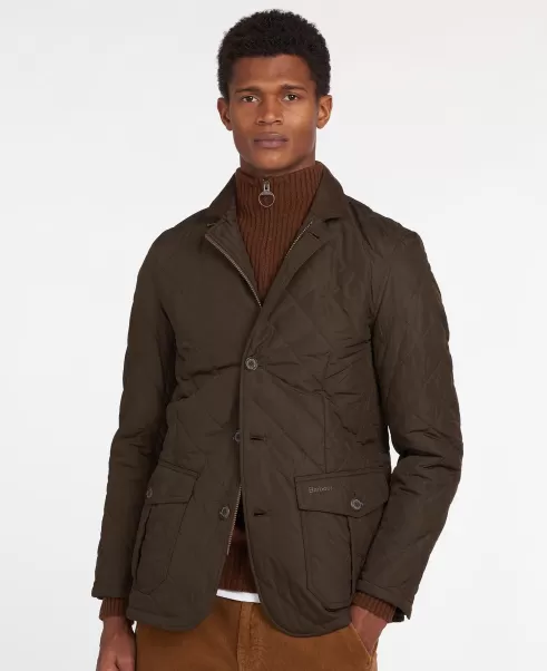 Effective Barbour Quilted Lutz Jacket Navy Quilted Jackets Men