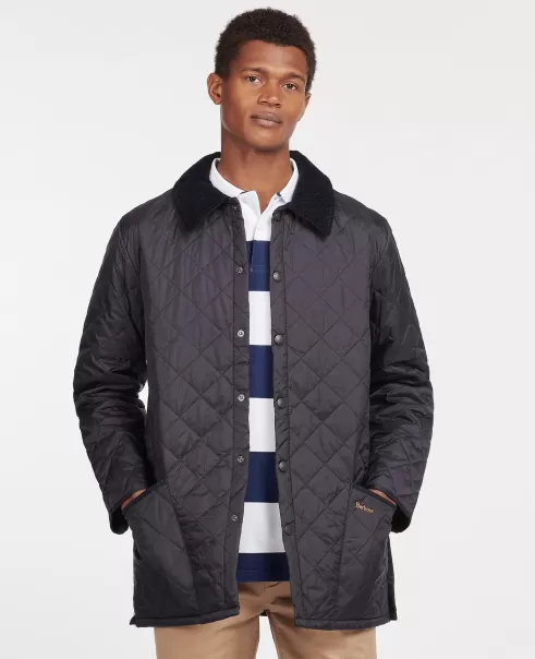 Lowest Ever Men Navy Barbour Liddesdale® Quilted Jacket Quilted Jackets
