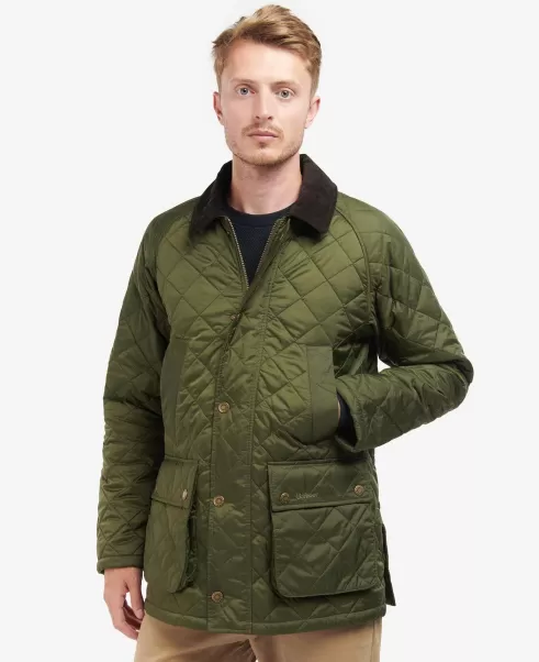 Secure Barbour Ashby Quilted Jacket Men Quilted Jackets Olive