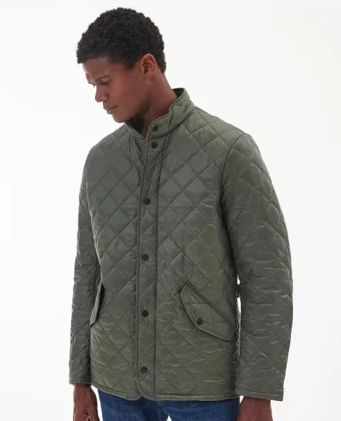 Barbour Flyweight Chelsea Quilted Jacket Quilted Jackets Men Economical Green
