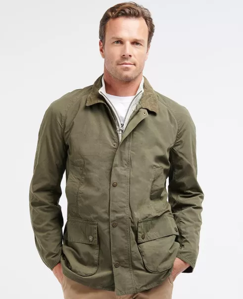 Barbour Ashby Casual Jacket Chic Stone Men Casual Jackets