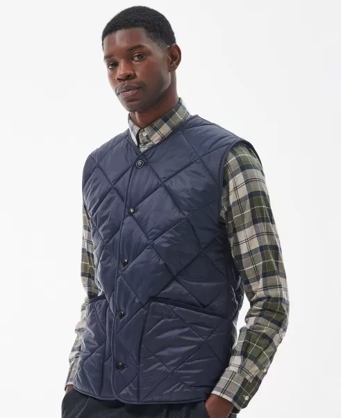 Gilets & Liners Personalized Navy Barbour Liddesdale Gilet Men