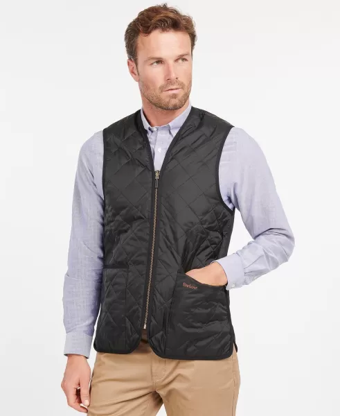 Rustic/Muted Low Cost Men Gilets & Liners Barbour Quilted Waistcoat/Zip-In Liner