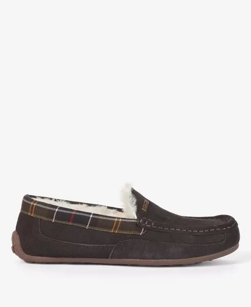 Men Barbour Martin Slippers Slippers Brown Discount