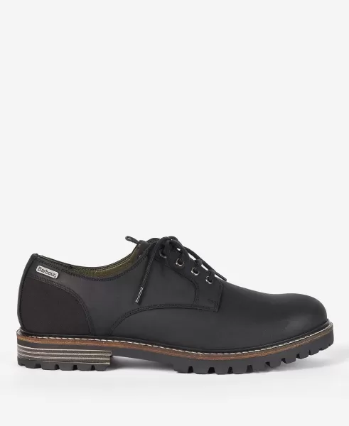 Streamlined Men Barbour Sandstone Derby Shoes Shoes Black