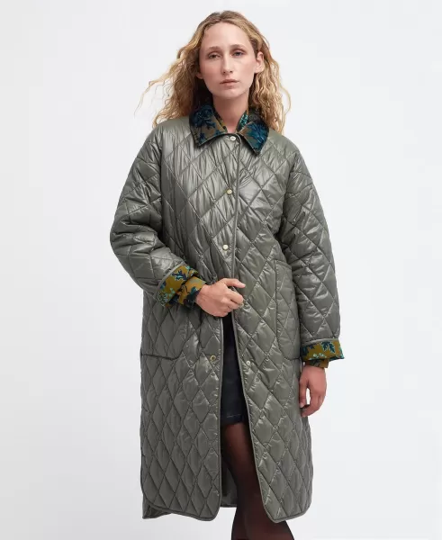 Coupon Green Barbour X House Of Hackney Laving Quilted Jacket Women Quilted Jackets