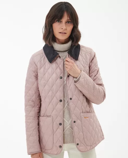 Quilted Jackets Pink Women 2024 Barbour Annandale Quilted Jacket