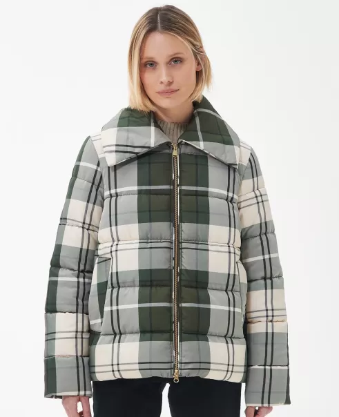 Quilted Jackets Women Timeless Green Barbour Germain Quilted Jacket