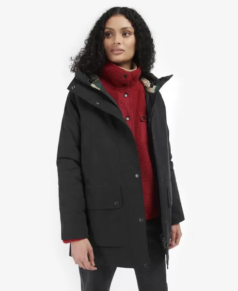 Moss Stone/Ancient Waterproof Jackets Women Barbour Winter Beadnell Jacket Secure