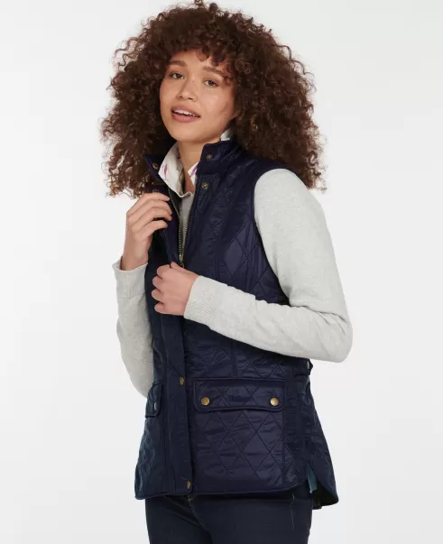 Gilets & Liners Navy Barbour Wray Gilet Flexible Women