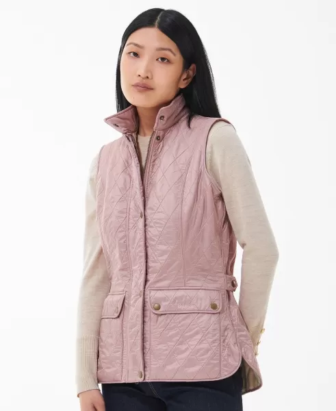 Barbour Wray Gilet Women Compact Pink Gilets & Liners