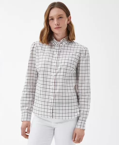 Barbour Daffodil Shirt White Shirts & Blouses Women Superior