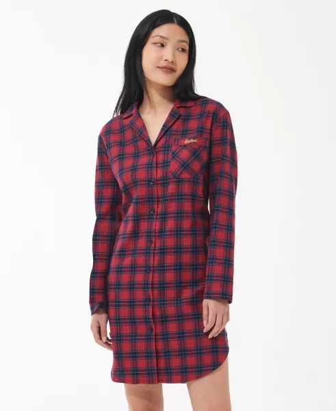 Shirts & Blouses Red Secure Women Barbour Etta Nightshirt