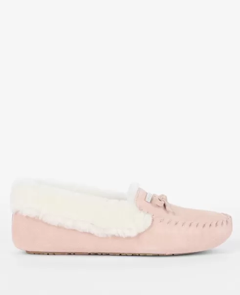 Slippers Women Cozy Pink Barbour Maggie Moccasin Slippers