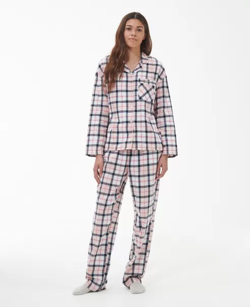 Pink Barbour Ellery Pyjama Set Women Nightwear Reduced