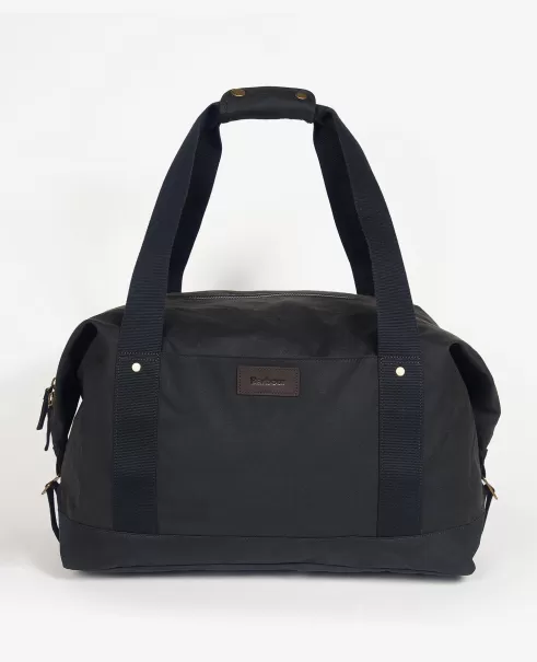 Barbour Essential Wax Holdall Bags & Luggage Affordable Accessories Navy