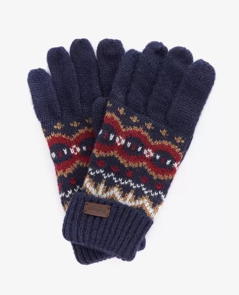 Accessories Red Hats & Gloves Bargain Barbour Case Fair Isle Gloves
