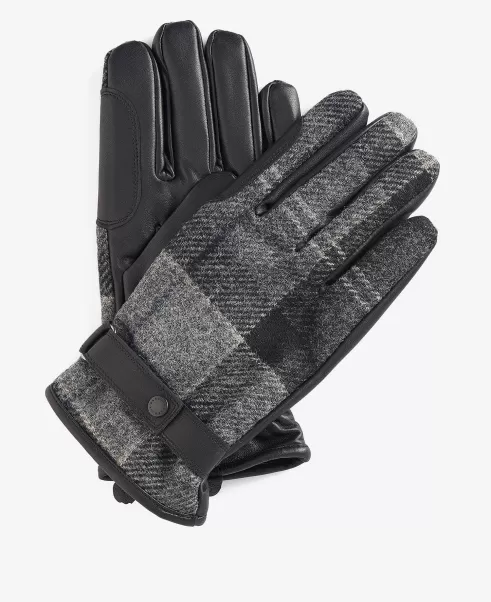 Lowest Ever Classic Hats & Gloves Barbour Newbrough Tartan Gloves Accessories