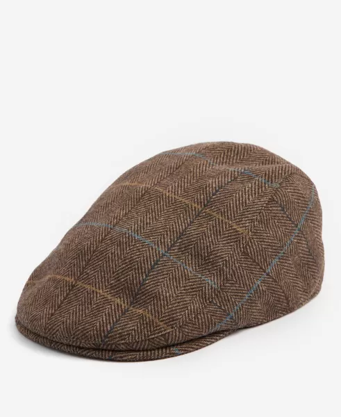 Hats & Gloves Brown Accessories Barbour Cheviot Flat Cap Ignite