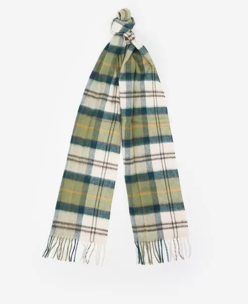 Price Meltdown Barbour Wool Cashmere Tartan Scarf Scarves & Handkerchiefs Accessories Classic Black Slate Tartan