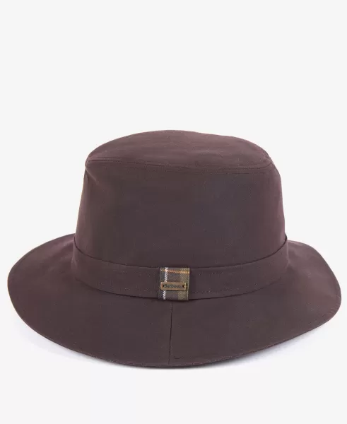 Barbour Vintage Wax Bushman Hat Olive Accessories New Hats & Gloves