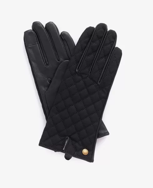 Hats & Gloves Price Slash Barbour Scarlet Gloves Black Accessories