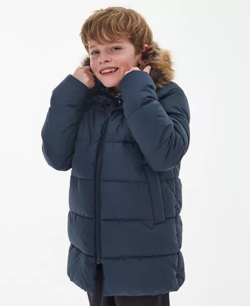 Kids Navy Quilted Jackets Barbour Boys' Corbett Quilted Jacket Giveaway
