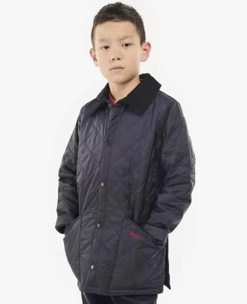 Quilted Jackets Navy Budget Barbour Boys' Liddesdale® Quilted Jacket Kids