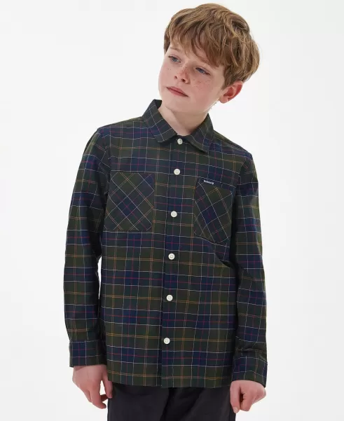 Kids Clothing Plush Multi Barbour Boys' Classic Shirt