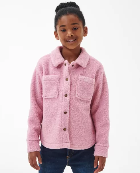 Pink Practical Kids Clothing Barbour Girls' Sienna Overshirt