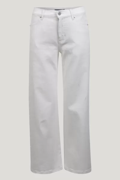 Women Trousers Nola Jeans White Denim Baum Und Pferdgarten
