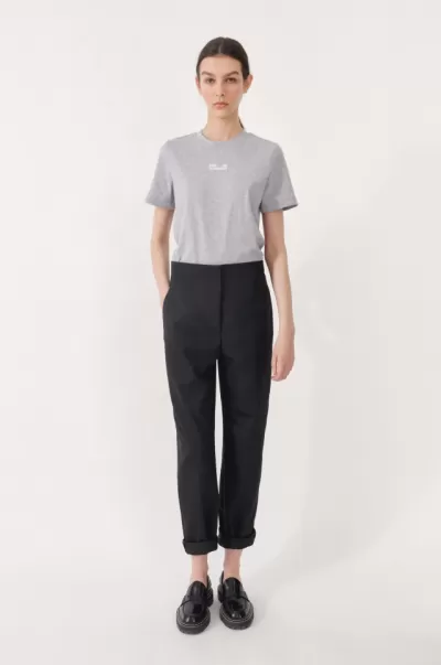 Grey Melange Jalona T-Shirt Tops & Blouses Baum Und Pferdgarten Women