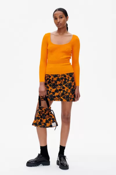 Knitwear Women Baum Und Pferdgarten Orange Pepper Cambria Sweater